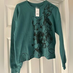 Disney Store Mickey and friends collection Women’s Medium lightweight crewneck